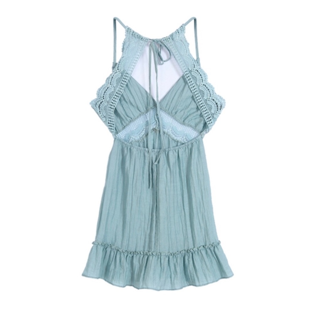 I’m Smitten Boho Backless Mini Dress - Picture 4 of 8